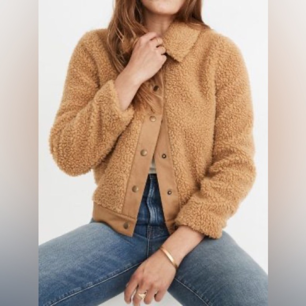Madewell Sherpa jacket size small